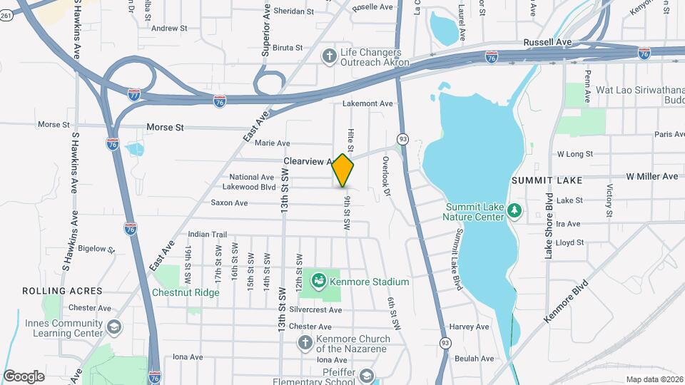 760 Lakewood Blvd Map and Location Details