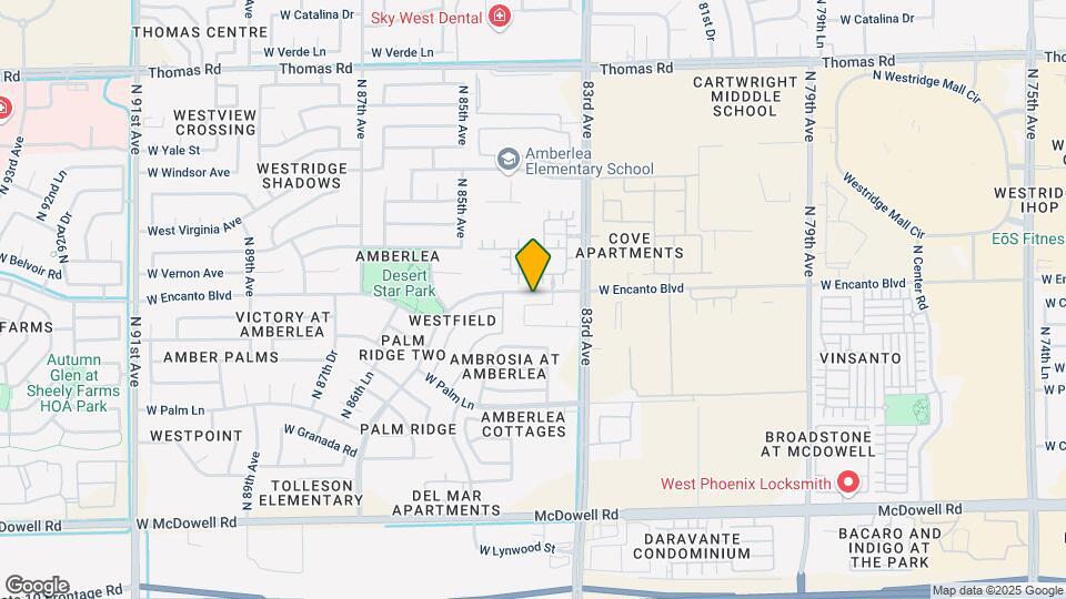8346 W Cypress St Map and Location Details