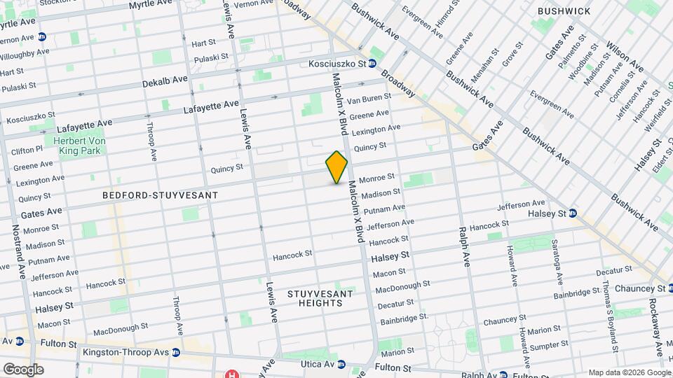 650 Monroe St Map and Location Details