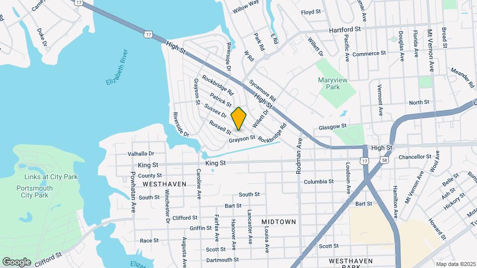 304 Russell St Mapa y Detalles de la Ubicación