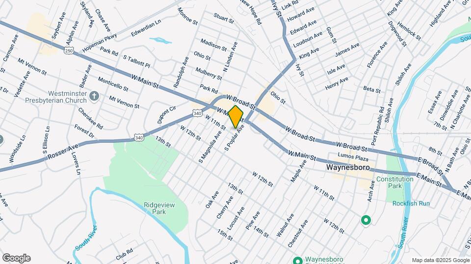 221 Poplar Ave Mapa y Detalles de la Ubicación