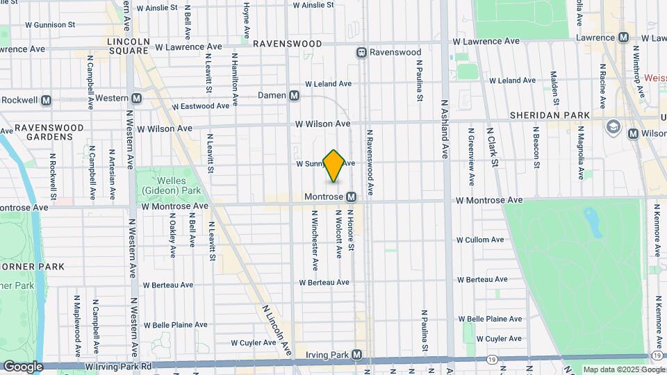 4418 N Wolcott Ave, Unit 3B Mapa y Detalles de la Ubicación