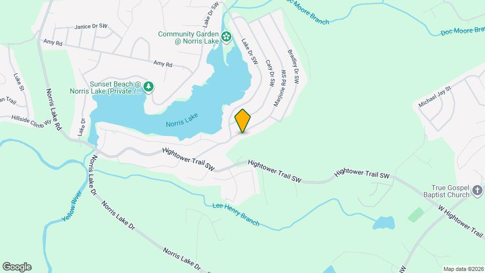 4484 Marjorie Rd SW Map and Location Details