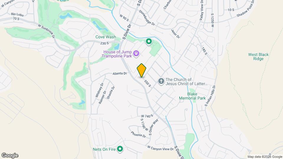 1743 W Green Valley Ln Map and Location Details