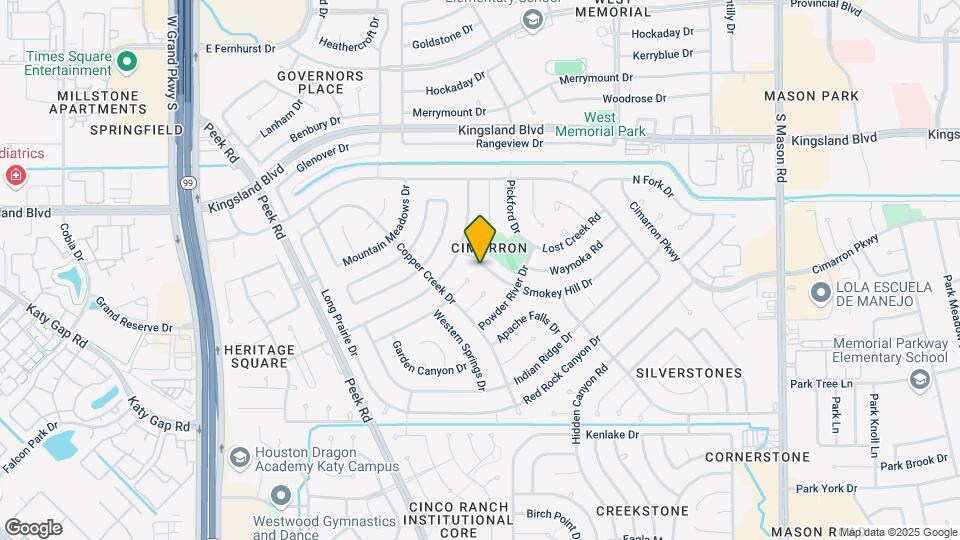 22707 Smokey Hill Dr Map and Location Details
