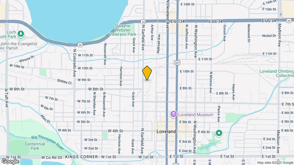 824 N Garfield Ave Map and Location Details