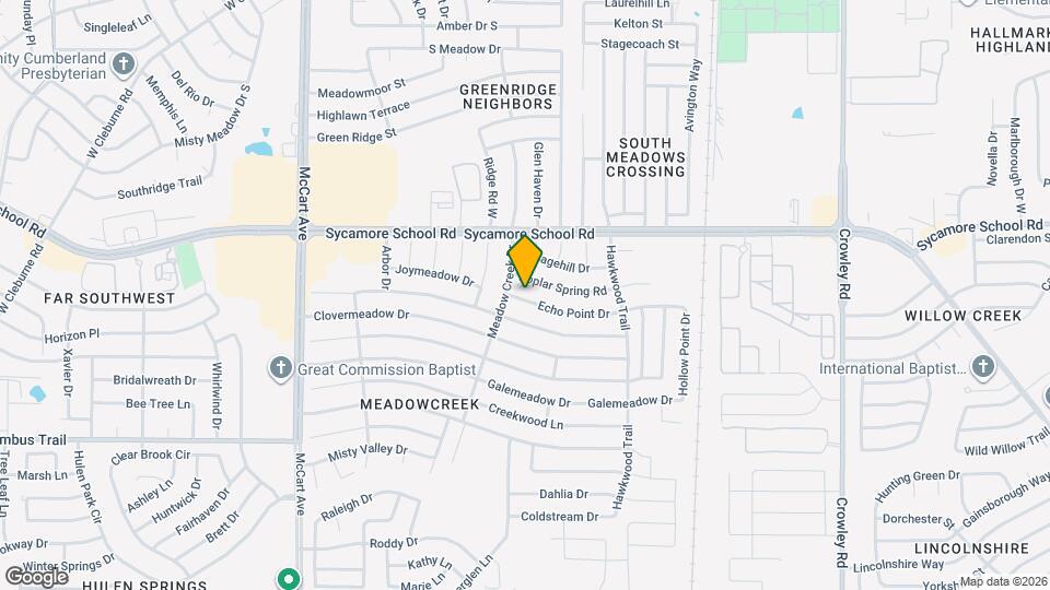 2716 Echo Point Dr Map and Location Details