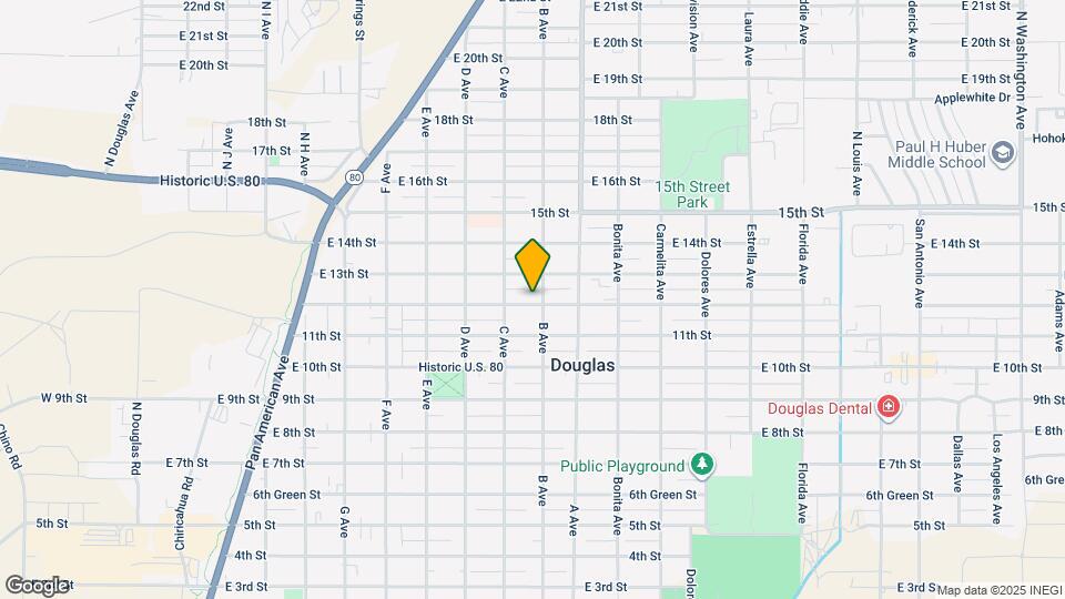 946 E 12th St Map and Location Details