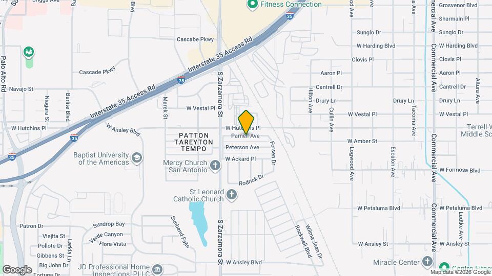 1442 Parnell Ave Map and Location Details