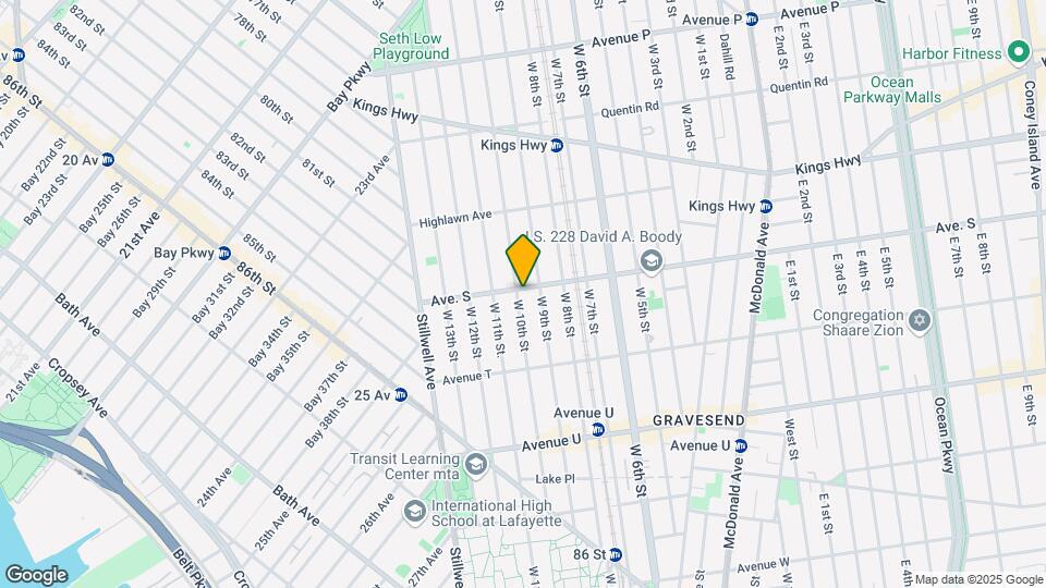 102 Avenue S Mapa y Detalles de la Ubicación