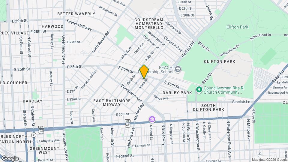 2328 Aiken St Mapa y Detalles de la Ubicación
