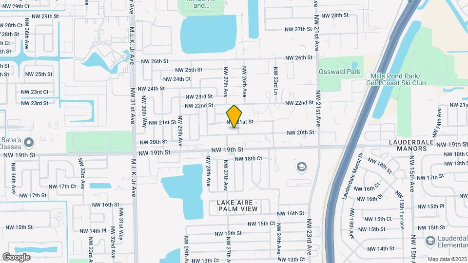 2639 NW 20th St Map and Location Details