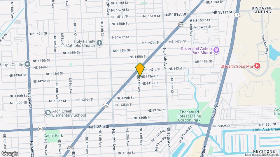 14155 NE 14th Ave Map and Location Details