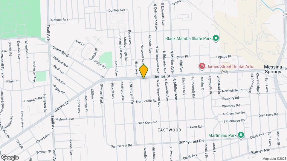 101 Woodbine Ave Map and Location Details