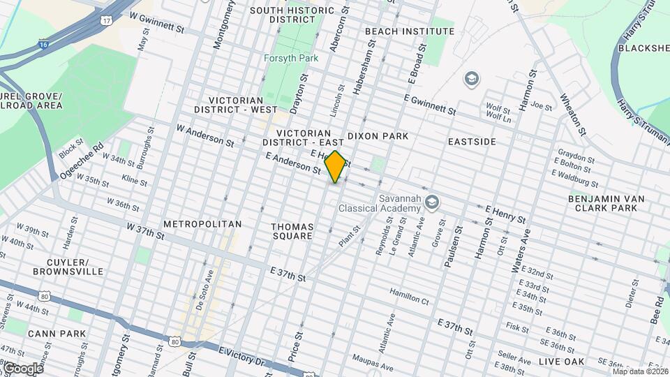 414 E 31st St Map and Location Details