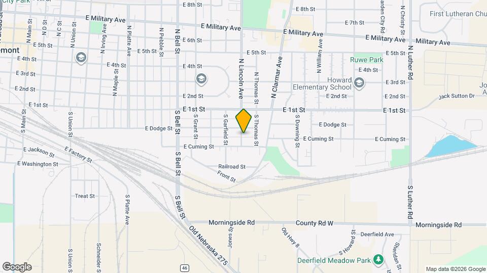 212 S Lincoln Ave Map and Location Details