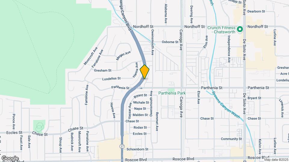 Topanga Canyon Villas Map and Location Details