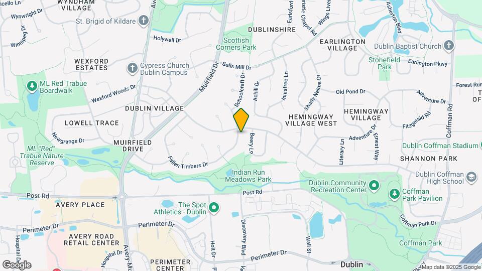 6611 Fallen Timbers Dr Map and Location Details