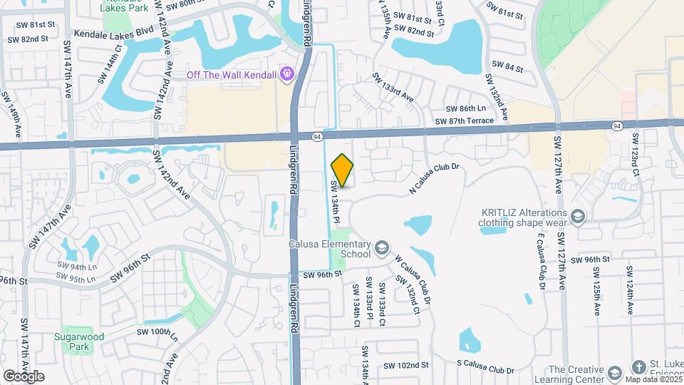 13454 SW 91st Terrace Map and Location Details
