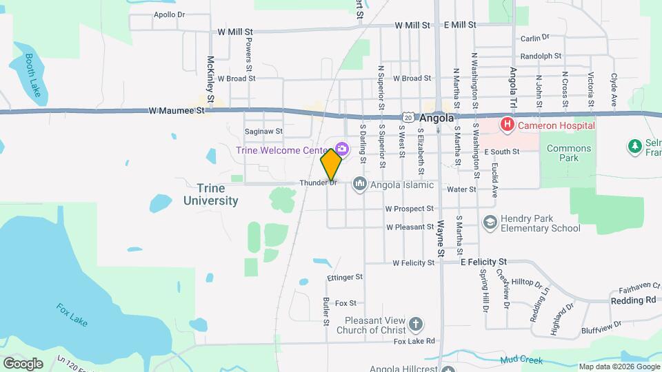 403 Oakwood St Map and Location Details