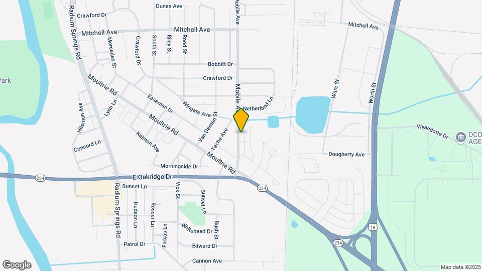 1314 Mobile Ave Map and Location Details