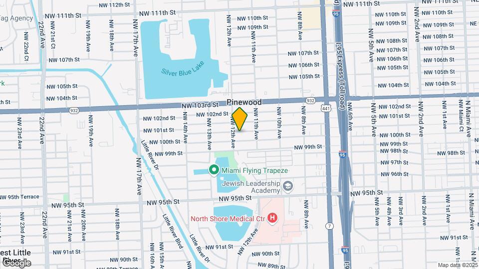 1172 NW 100th Terrace Map and Location Details