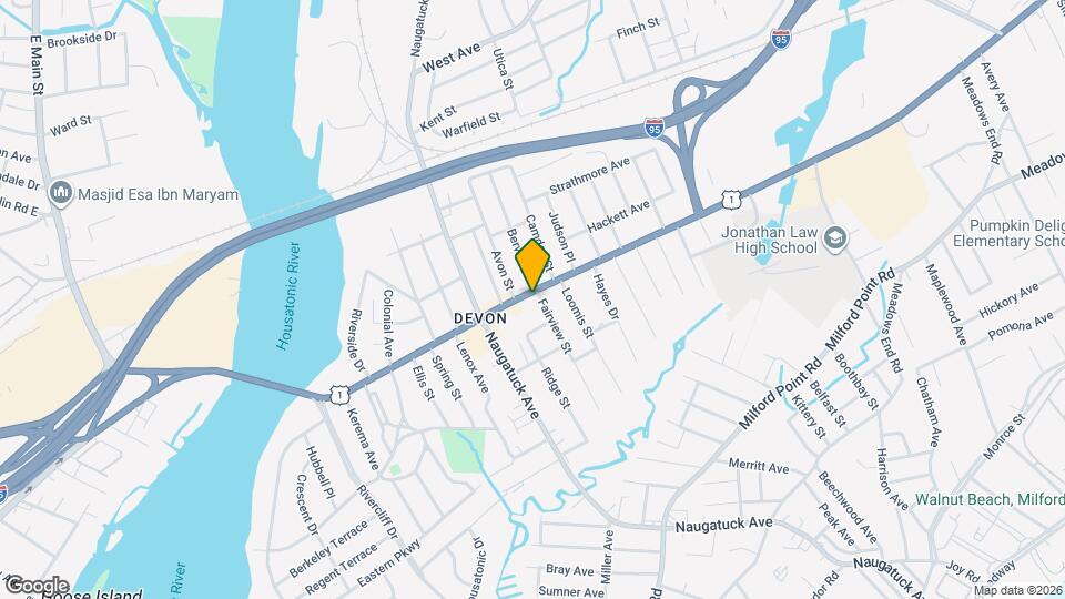 265 Bridgeport Ave Map and Location Details