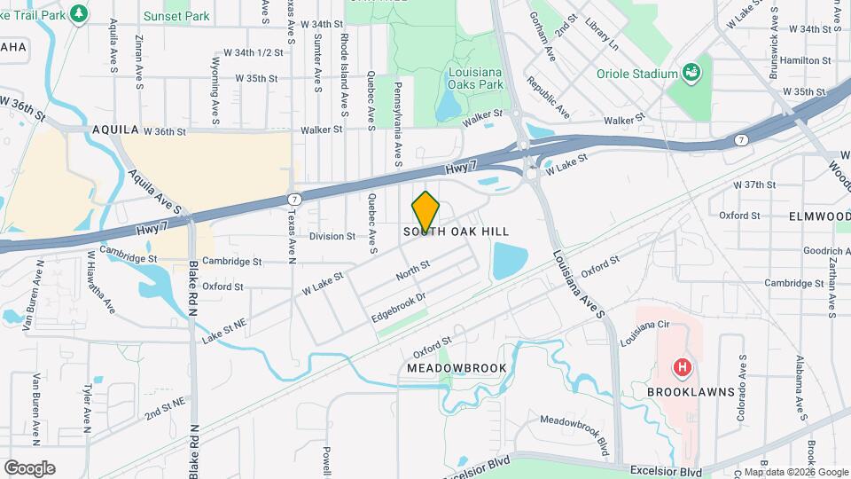 7501 W Lake St Mapa y Detalles de la Ubicación