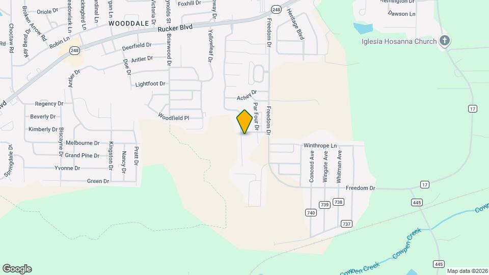 107 S Spring View Dr Map and Location Details