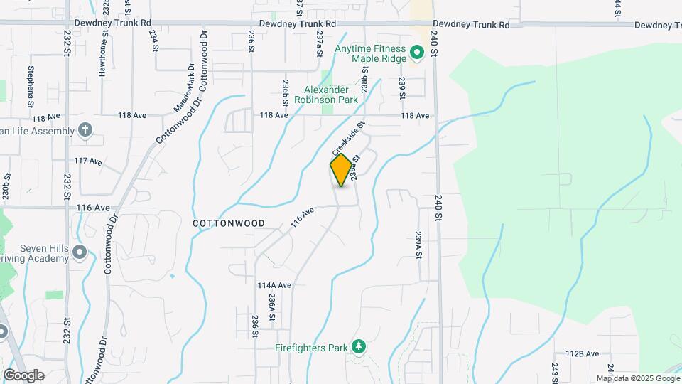11622 Creekside St Map and Location Details