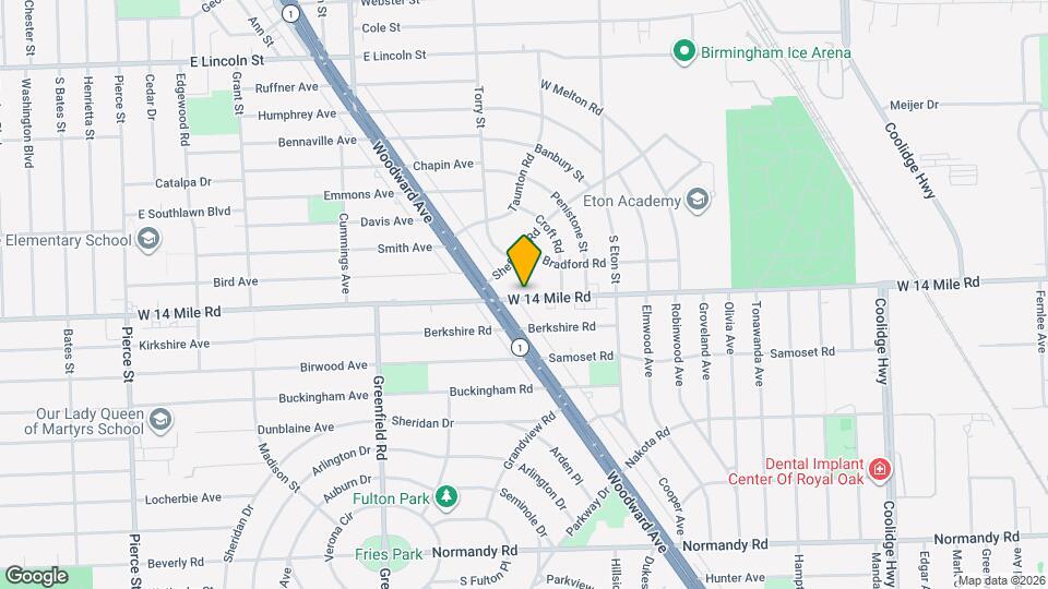 1715 E 14 Mile Rd, Unit UNIT A Map and Location Details