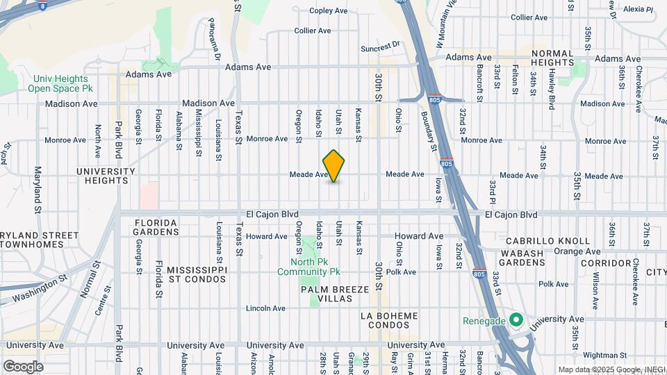 4360 Utah St Mapa y Detalles de la Ubicación