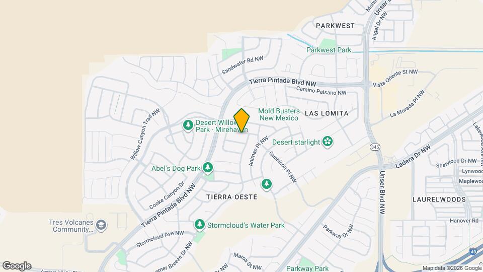 8812 Jet Stream Rd NW Map and Location Details