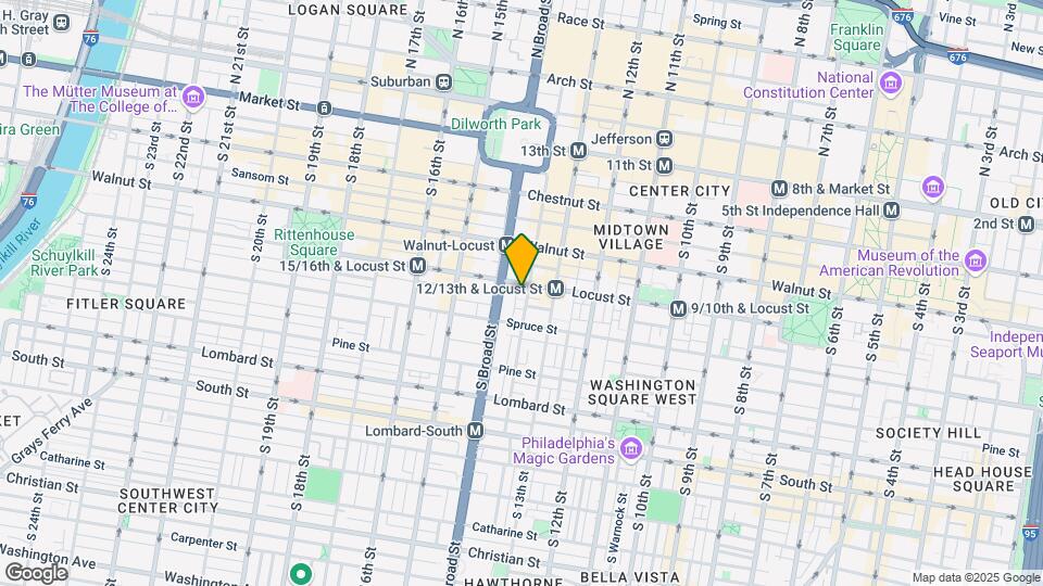 1324 Locust St, Unit 507 Map and Location Details