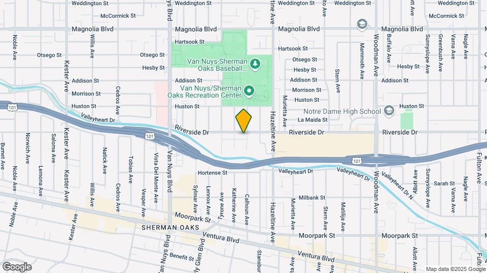 14206 Riverside Dr Map and Location Details
