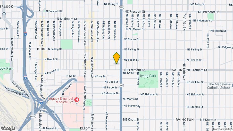 3564 Garfield Ave Map and Location Details