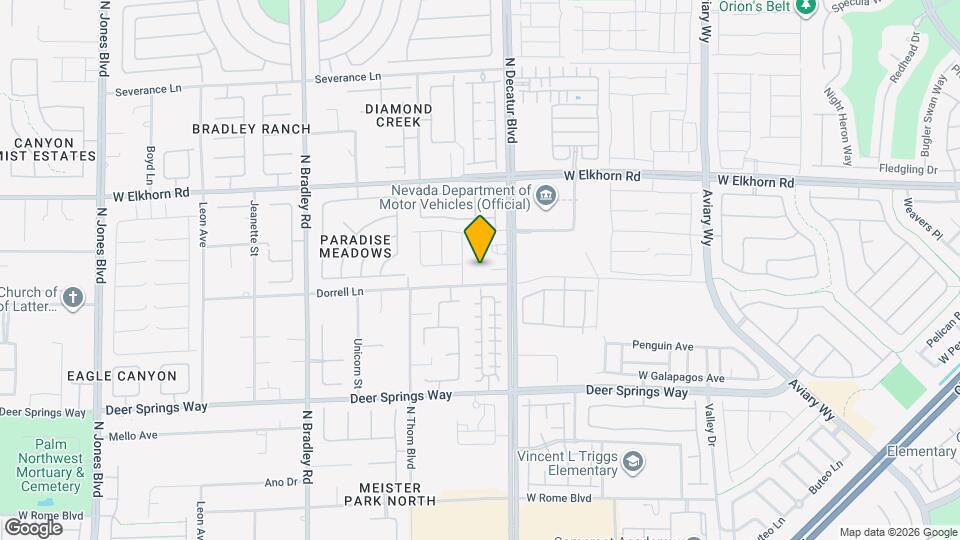 4880 Dorrell Ln Map and Location Details