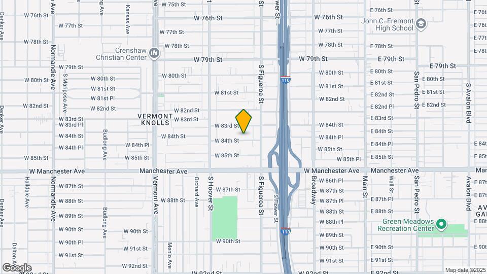 601 W 84th St Map and Location Details