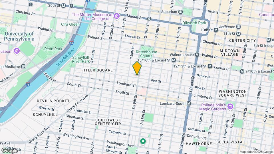 340 S 19th St Map and Location Details