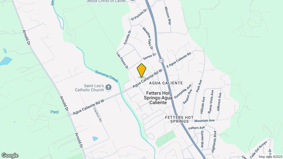 143 Agua Caliente Rd Map and Location Details