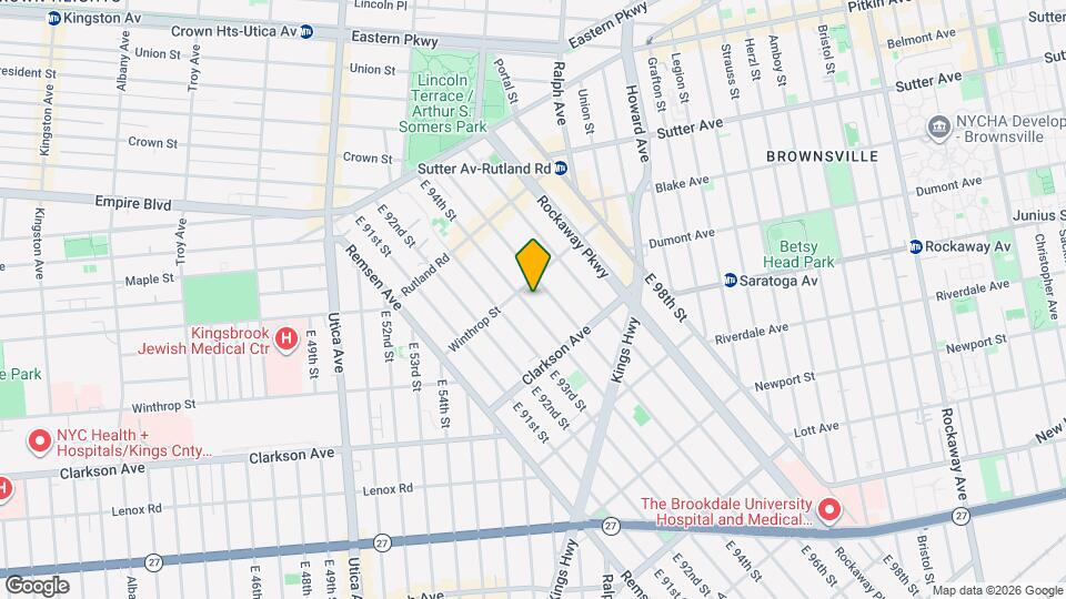 199 E 94th St Map and Location Details