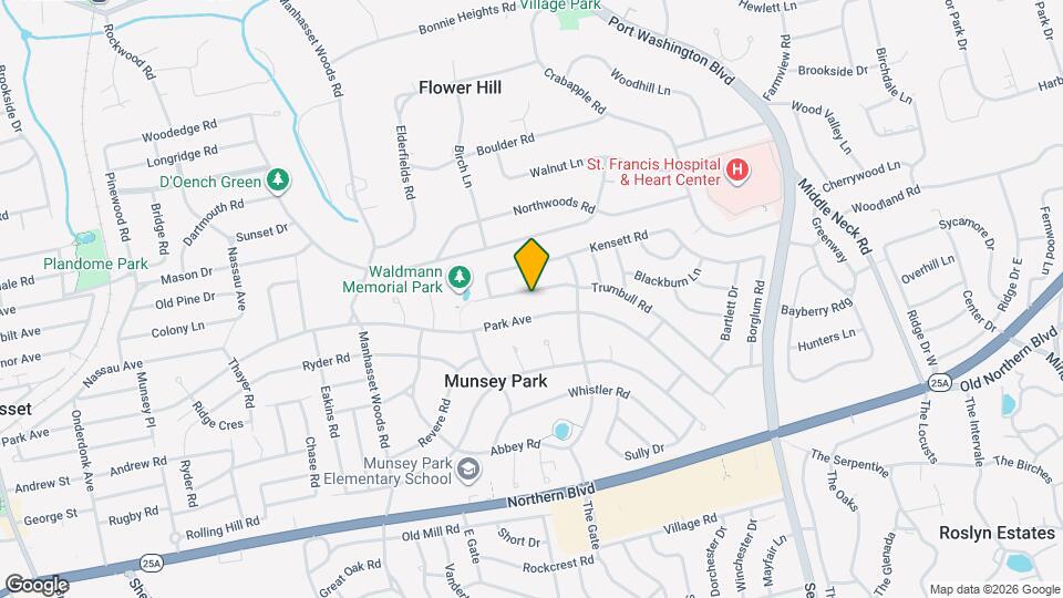 106 Trumbull Rd Map and Location Details