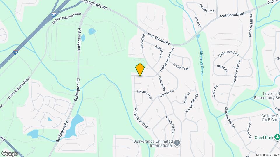 6700 Hidden Brook Trail Mapa y Detalles de la Ubicación