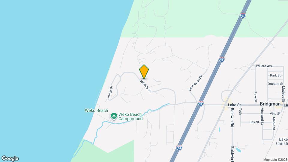 9591 Hillside Dr Map and Location Details