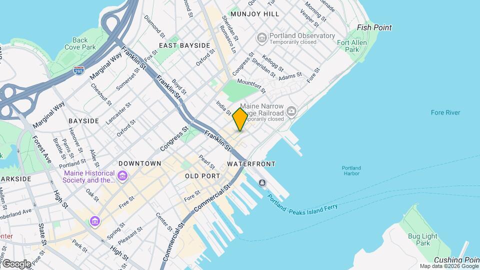 207 Fore St Map and Location Details