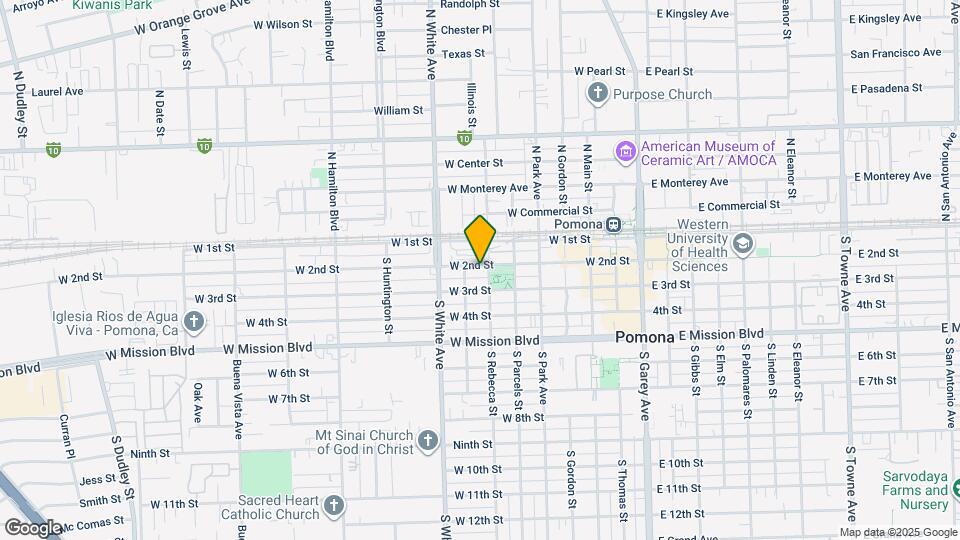 724 W 2nd St Map and Location Details