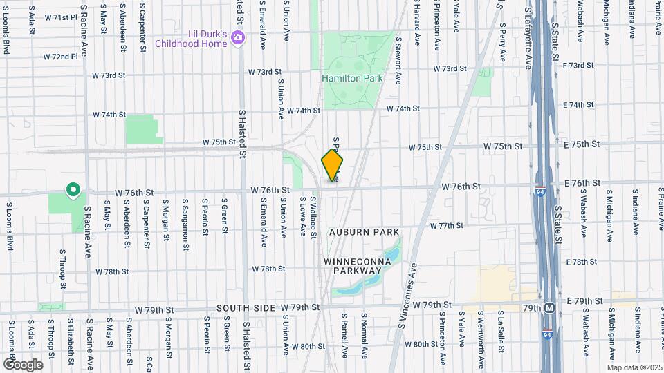7550-7558 S Parnell Ave Map and Location Details