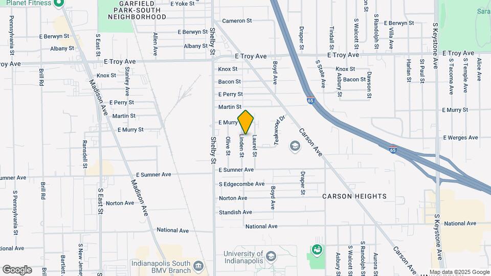 3341 Linden St Map and Location Details