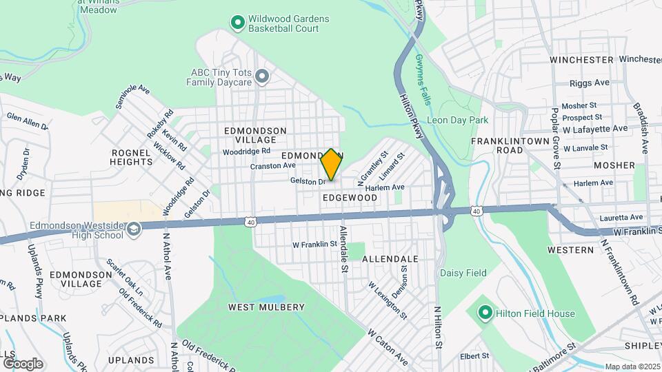 3706 Harlem Ave Map and Location Details