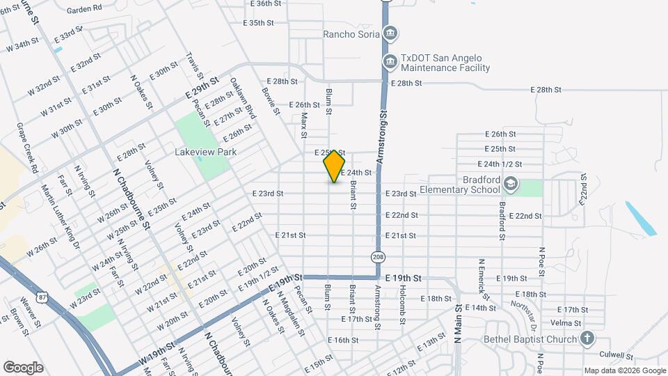 604 E 23rd St Map and Location Details